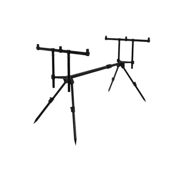 DELPHIN BRONX, Rodpod, noir, pour 3 tiges, 870000326 Dernière Chance