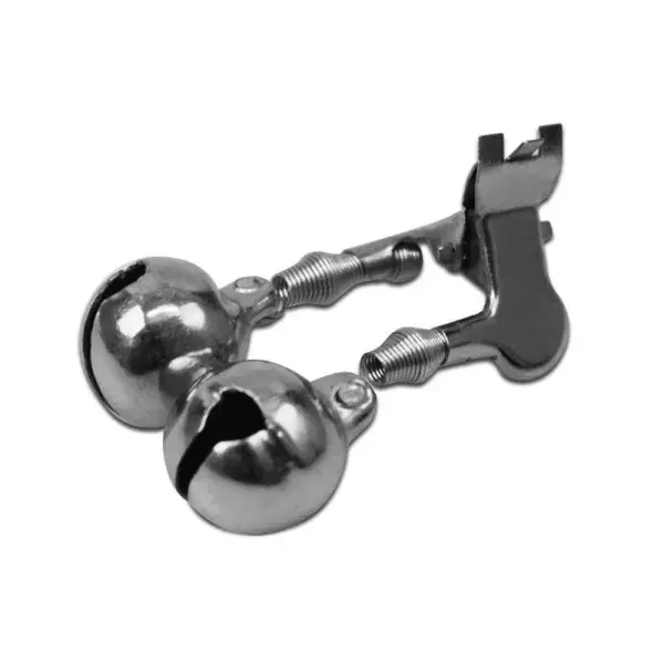 DELPHIN Metall Klips, Cloche de tige, argent Retour Gratuit