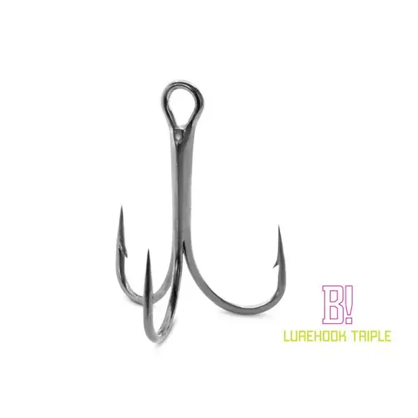 Nouveauté DELPHIN B! LureHook TRIPLE, Triple Crochet, 6 Pièces