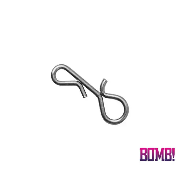 Petit Prix DELPHIN BOMB! Twisto SNAP, Mousqueton à changement rapide pour appâts artificiels, 20 pièces, 669001030