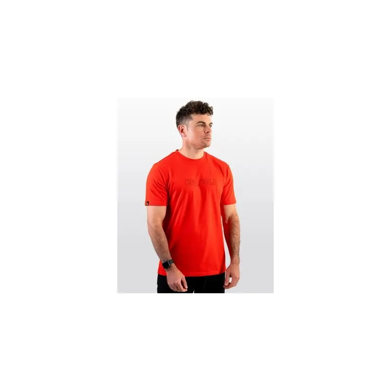 Bon Plan T-SHIRT GLITCH RED TEE LARGE GURU