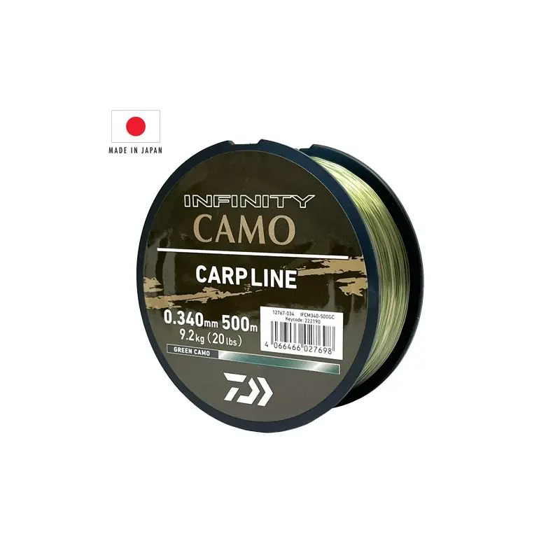 DAIWA NYLON INFINITY VERT CAMO 34/100 940 M 9.2 KG Promotion