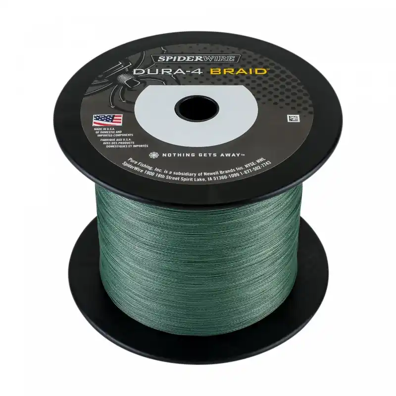 SPIDERWIRE DURA-4 BRAID 0.20 MM 17.0 KG 1800 M MOSS GREEN Dernière Chance