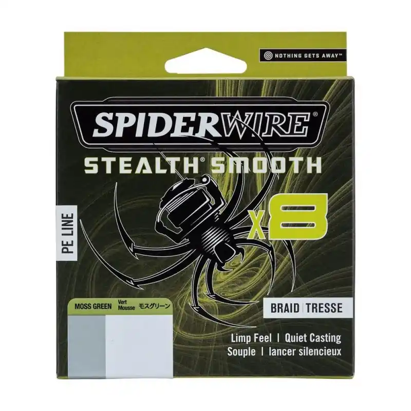 SPIDERWIRE STEALTH SMOOTH 8 X 0.23 MM 23.6 KG 50M VERT Affaire À Saisir