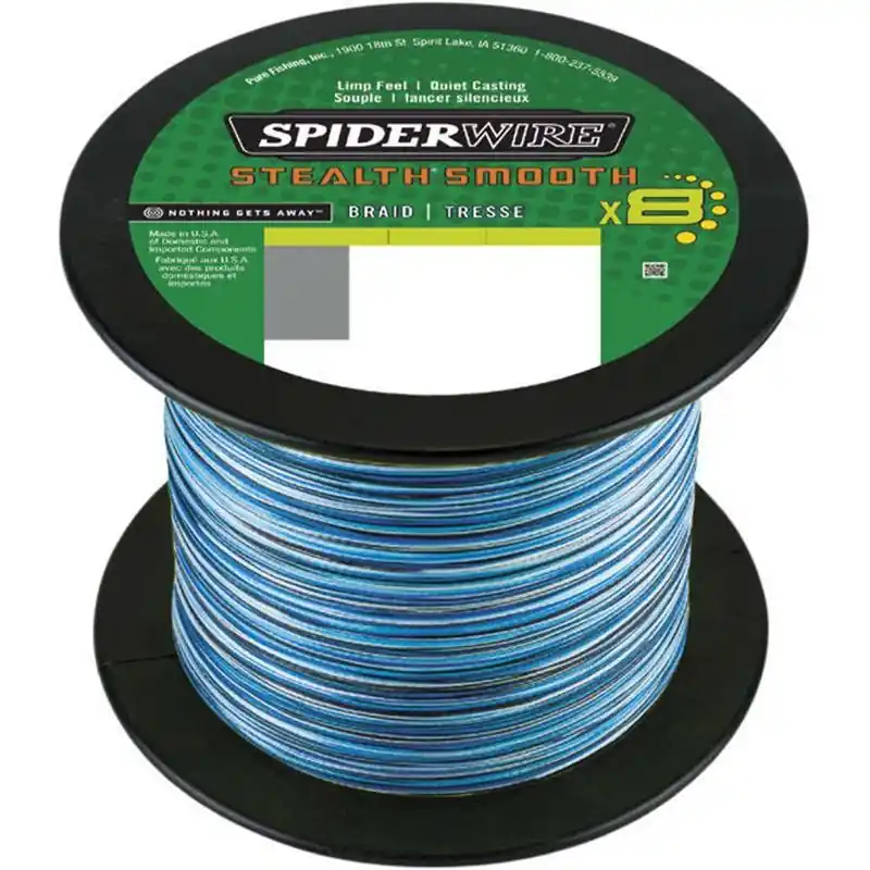 Offre Spéciale SPIDERWIRE STEALTH SMOOTH X 8 0.09 MM BLUE WATERS 2000 M