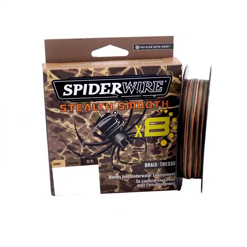 Quantité Limitée TRESSE CAMO SPIDERWIRE STEALTH SMOOTH X8 0.13 MM 300 M 16.5 kg