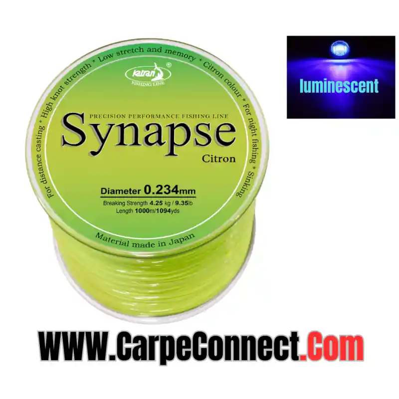KATRAN NYLON SYNAPSE CITRON 0.234 MM 1000 M 4.25 KG Seulement Aujourd'hui
