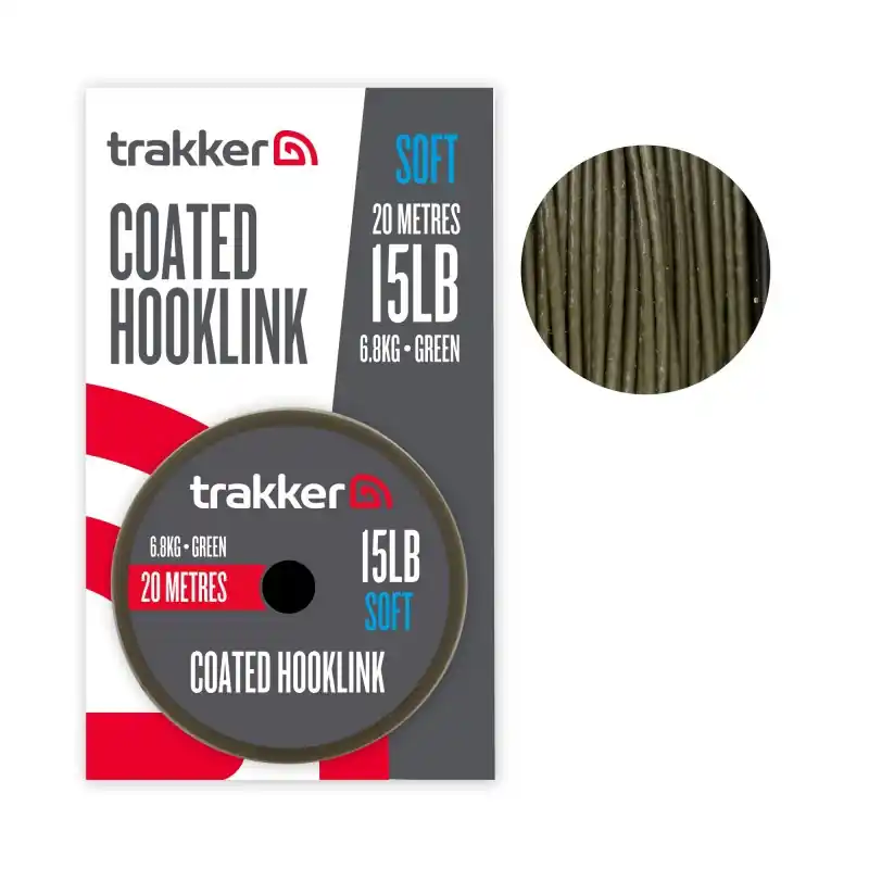 Certifié Trakker Soft Coated Hooklink (15lb)(6.8kg)(20m)