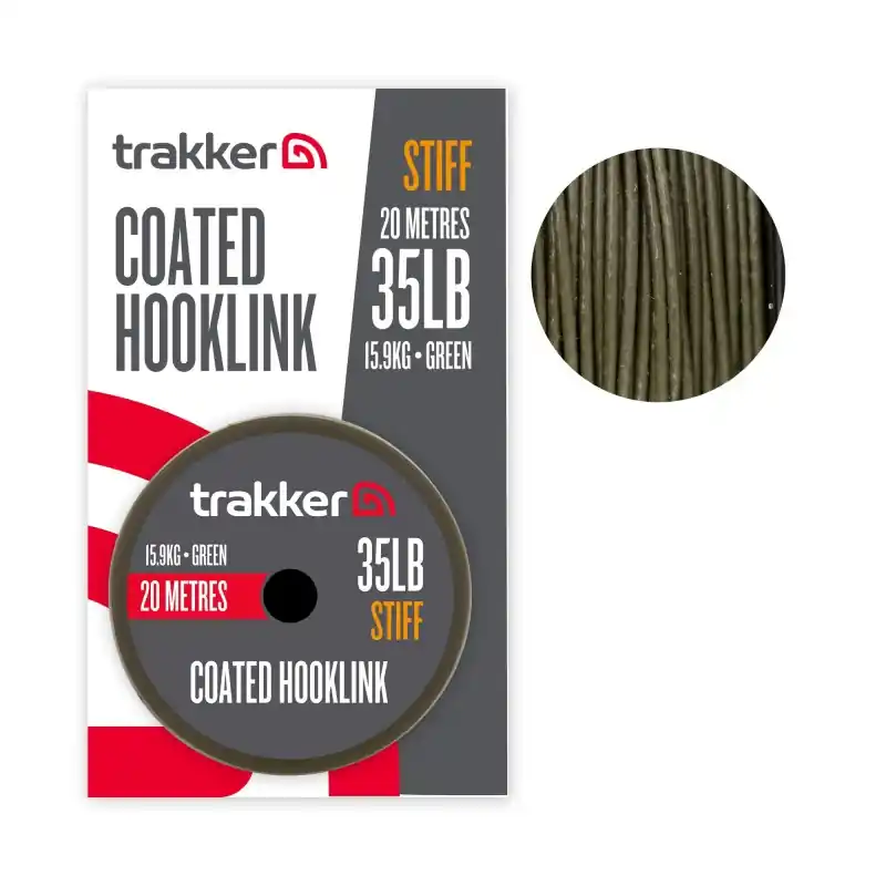 Trakker Stiff Coated Hooklink (35lb)(15.9kg)(20m) Acheter En Ligne