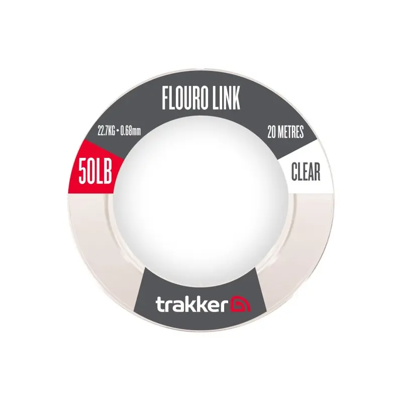 Nouvelle Collection Trakker Fluoro Link (50lb)(22.7kg)(0.68mm)(20m)