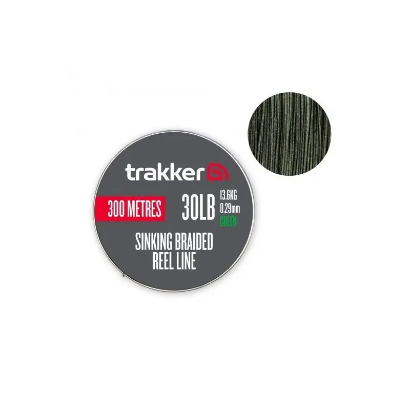 Dernier Modèle trakker sinking braid reel line 30 lbs 13.6 kg 0.29 mm 300 m