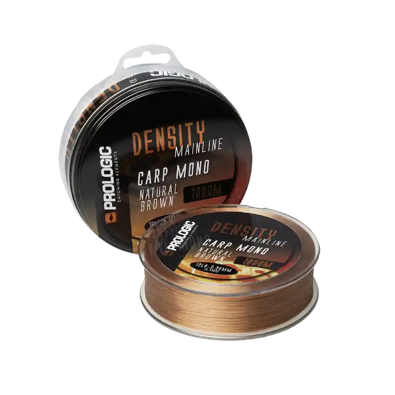 Achat Immédiat PROLOGIC NYLON DENSITY MONO CARP 1000 M 0.37 MM 9.17 KG NATRAL BROWN