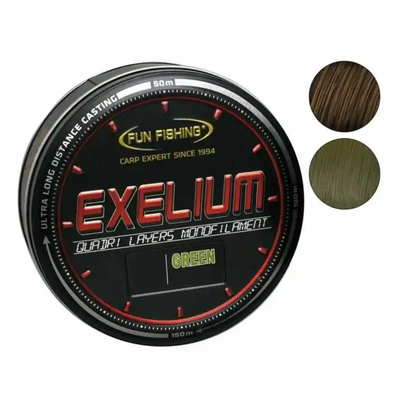 NYLON EXELIUM GREEN 0.325 MM 9.6KG 1000 M Promotion