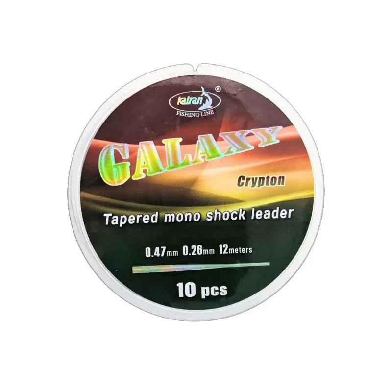 KATRAN CRYPTON TAPERED LEADER 12 M X 10 PCS 0.28-0.47 MM Prix Cassé