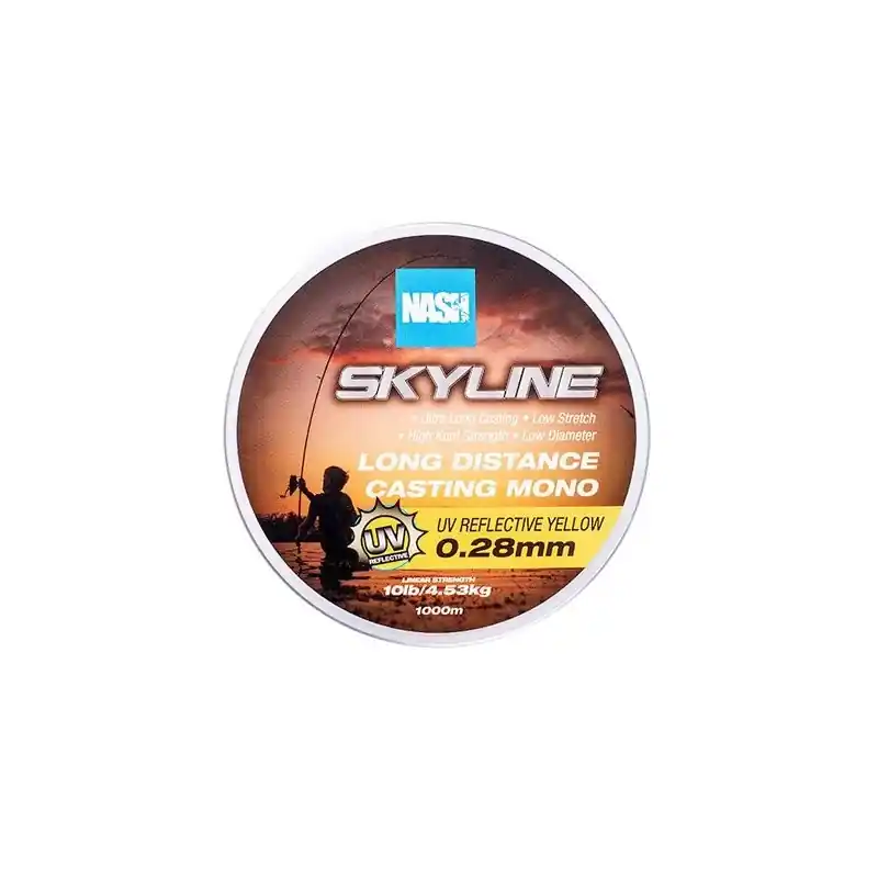 Meilleur Choix NASH NYLON SKYLINER UV FLUO 1000M