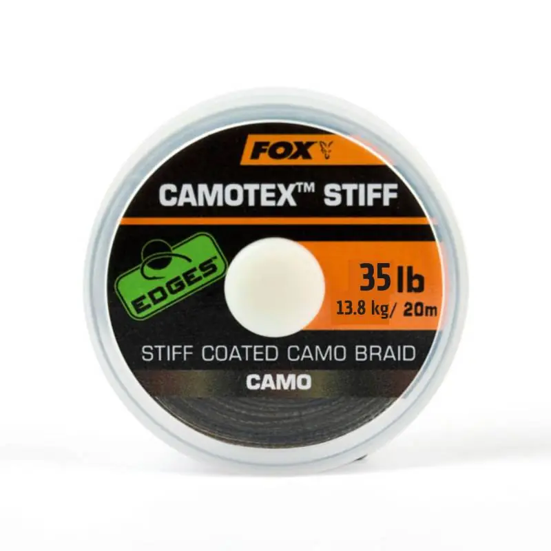 Fox Camotex Stiff Coated Camo Braid 35lbs 20m Commande En Gros