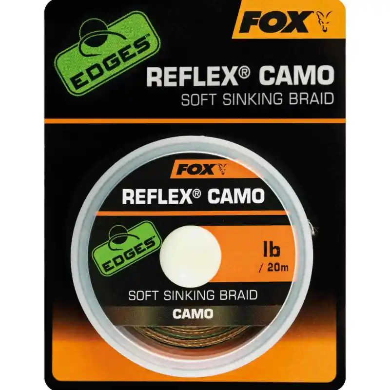 FOX REFLEX CAMO SOFT SINKING BRAID 20 LBS 20 M Prix Bas