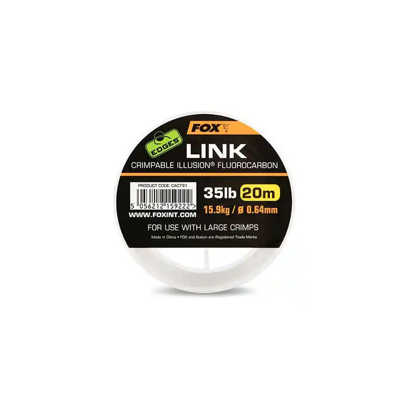 Offre Du Jour FOX EDGES LINK ILLUSION FLUORO 0.64 MM 15.9 KG 20 M