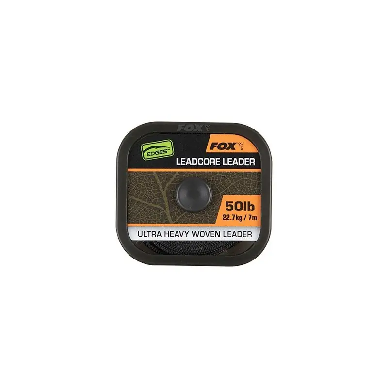 Fox Edges Naturals Leadcore 7m 50lb/22.7kg Expédition Rapide