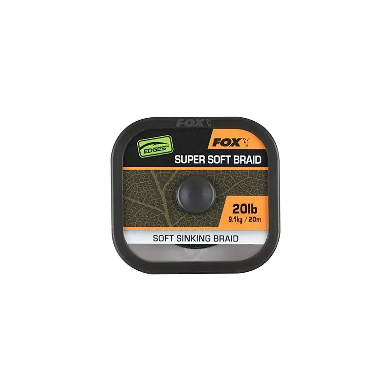 FOX Naturals Soft Braid hooklength 20m 20lb Authentique