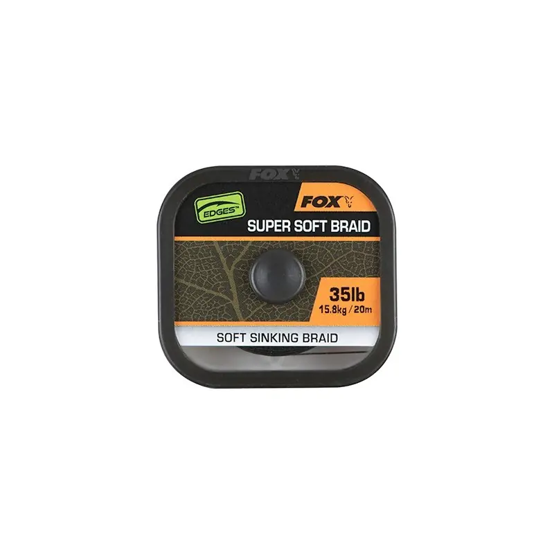 FOX Naturals Soft Braid hooklength 20m 35lb Acheter Direct