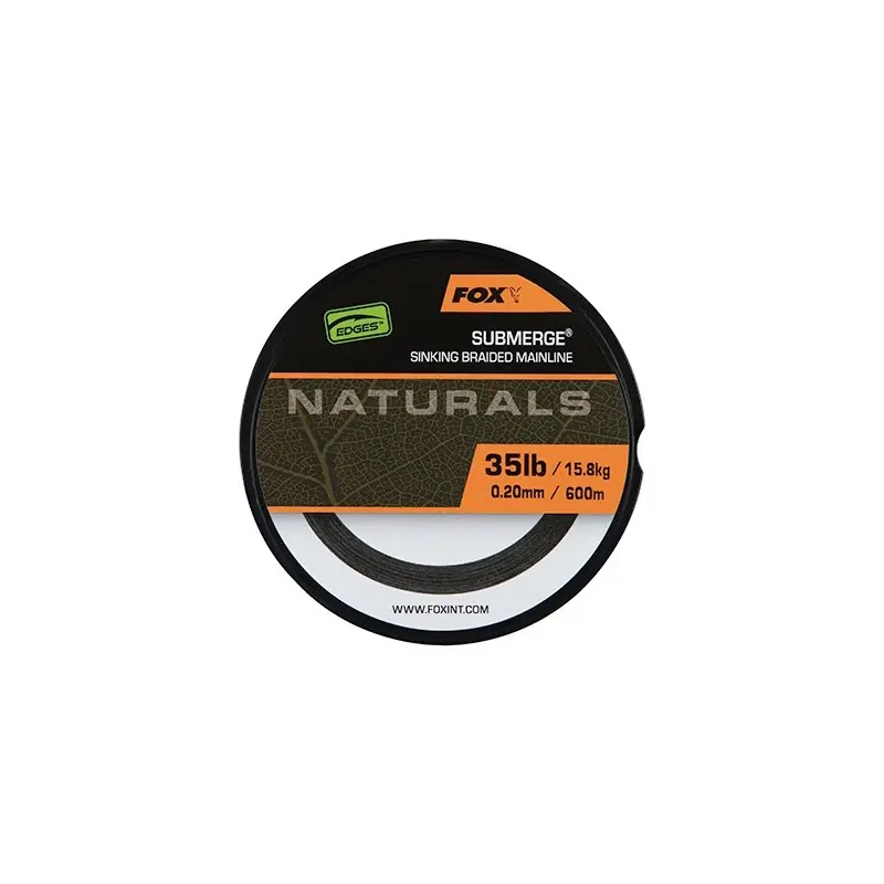 Fox Sub Nat Braid x 600m 0.20mm 35lb/15.8kg Remise