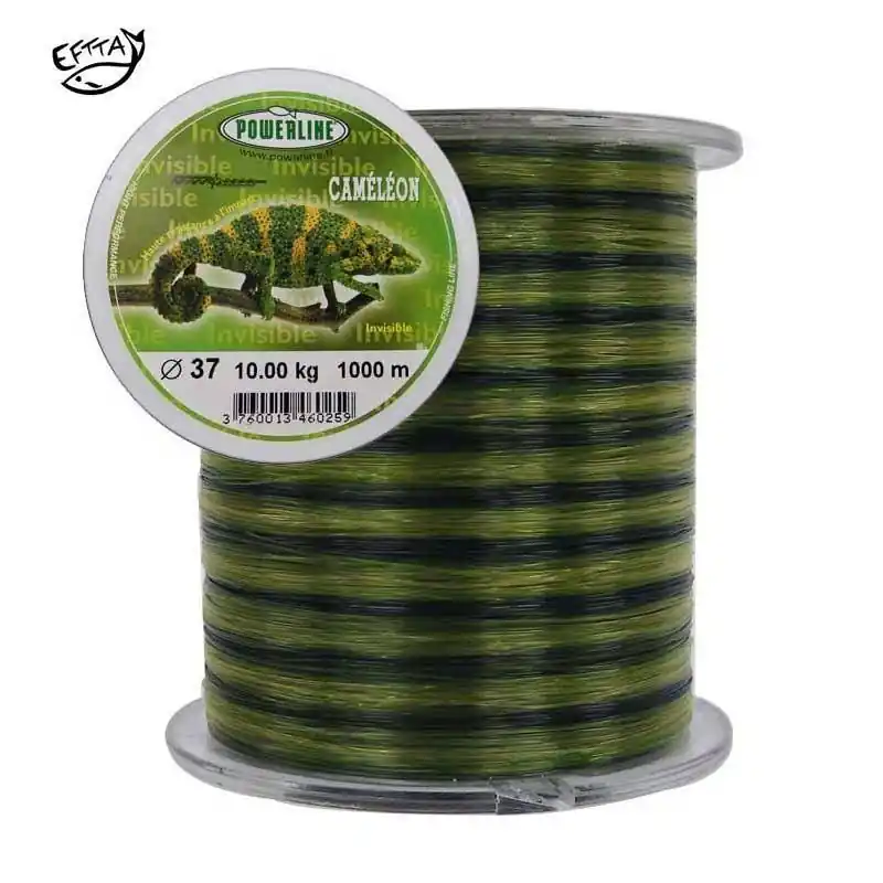 POWERLINE NYLON CAMELEON VERT 1000M 35/100 9.2KG Acheter Direct