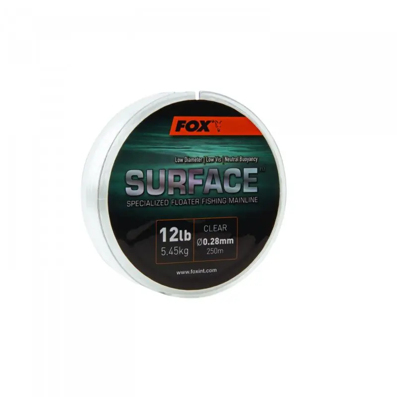 Jusqu'à Épuisement Des Stocks Fox Surface Floater Mainline - Clear 12lb/0.28mm 250m
