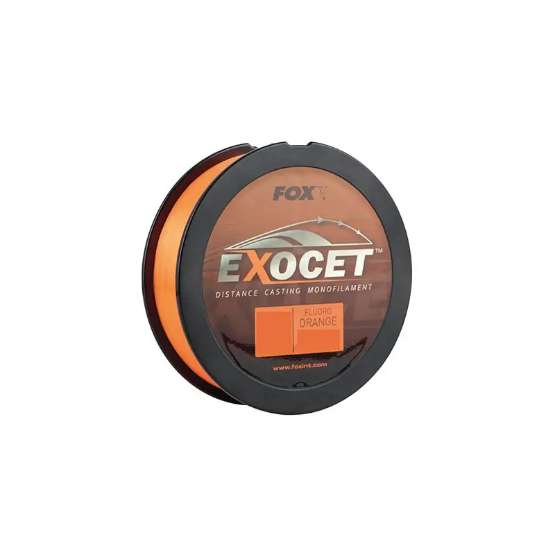 Fox Exocet Fluoro Orange Mono 0.30mm 14lb/6.5kg 1000m Soldes