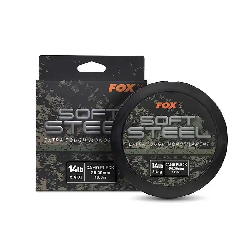 Haute Qualité Fox Soft Steel Fleck Camo Mono 14lb/6.4kg 0.30mm x 1000m