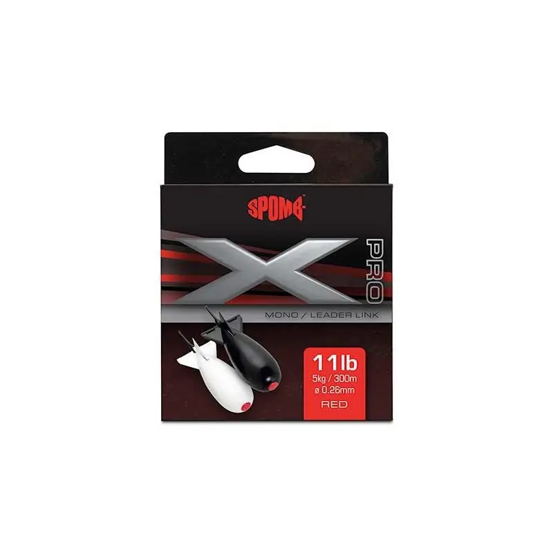 Prix Cassé Spomb X Pro Mono Red 11lb/0.26mm x 300m