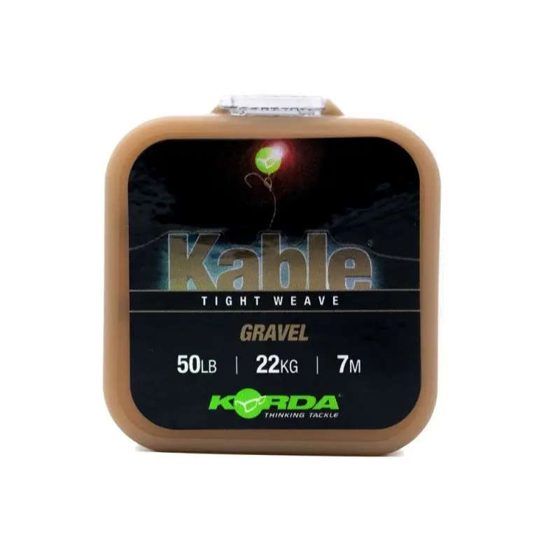 Produit De Marque Korda Kable Tight Weave Gravel 50 lbs 22kg 7m