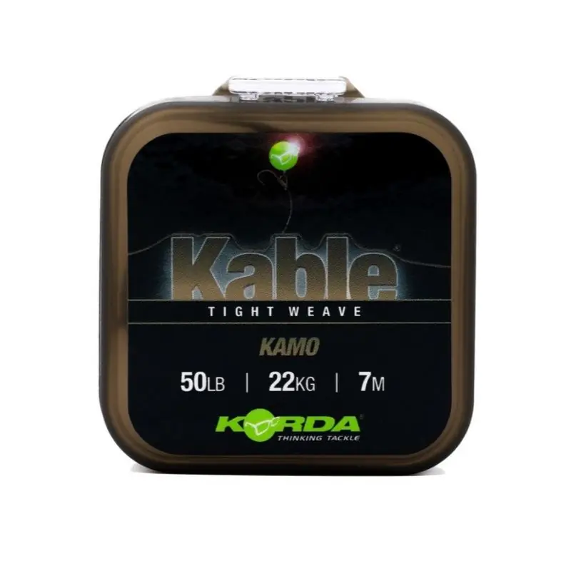 Korda Kable Tight Weave Kamo 50 lbs 22kg 7m Acheter Direct