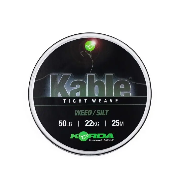 Expédié Aujourd'hui Korda Kable Tight Weave 25 m Weed 50 lbs 22kg