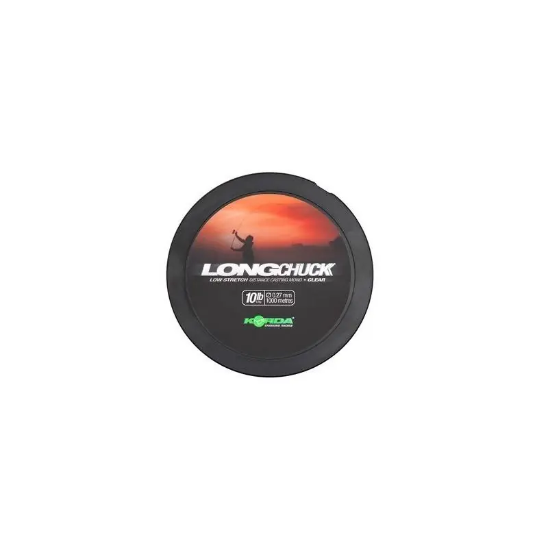 Bon Marché KORDA LONG CHUCK CLEAR 10lb/4.5kg/0.27mm/1000m
