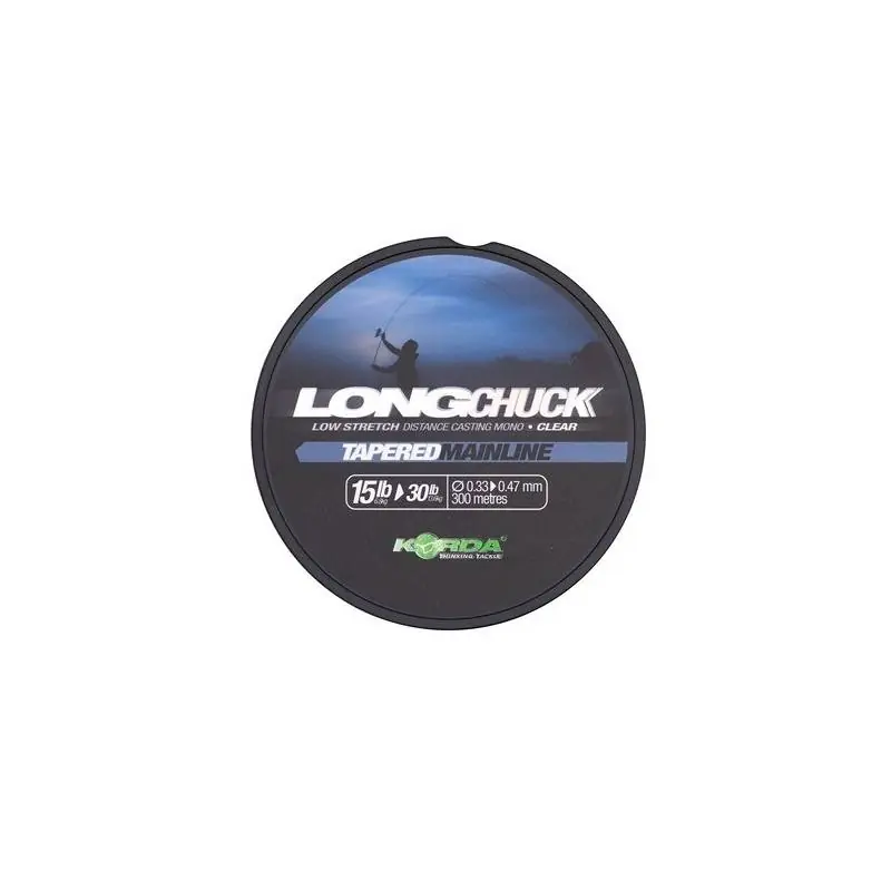 Paiement Sécurisé KORDA LONG CHUCK TAPERED MAINLINE 15-30lb/6.8-13.6kg/0.33-0.47mm/300m
