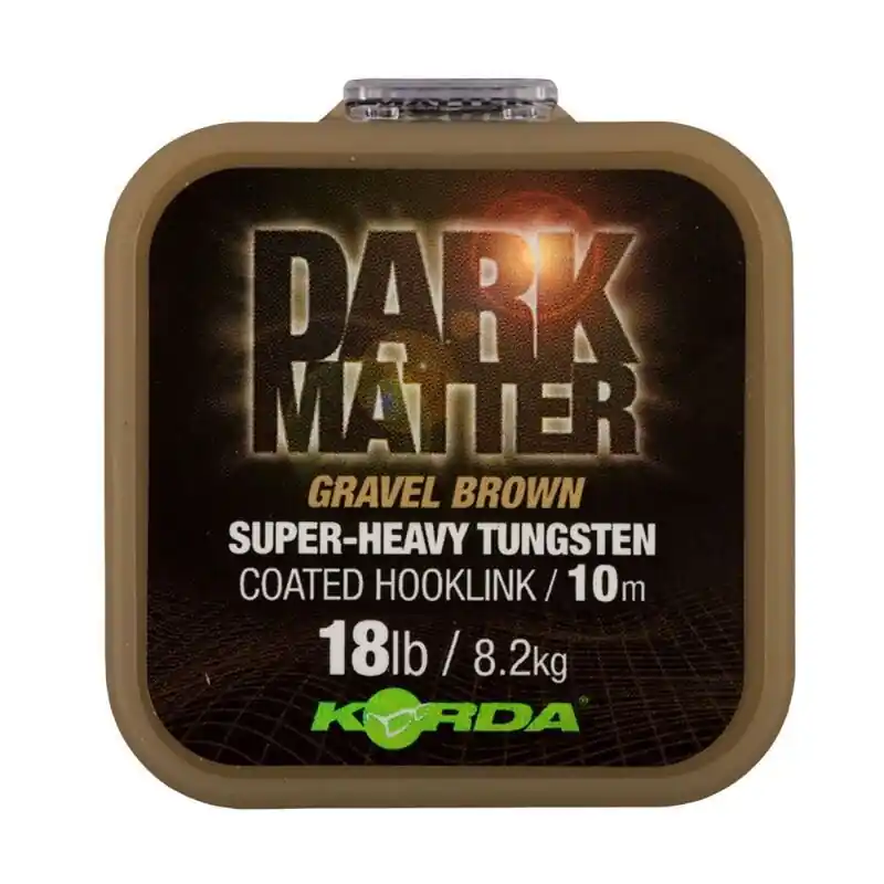 Meilleur Prix Korda Dark Matter Tungsten Coated Braid Brown 18lb 10m