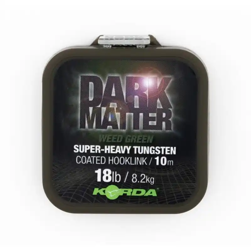 Seulement Aujourd'hui Korda Dark Matter Tungsten Coated Braid Green 18lb 10m
