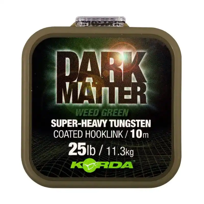 Dernier Modèle Korda Dark Matter Tungsten Coated Braid Green 25lb 10m