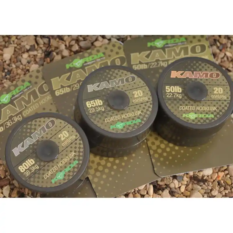 Vente Flash Korda Kamo coated Hooklink 50lb 20m