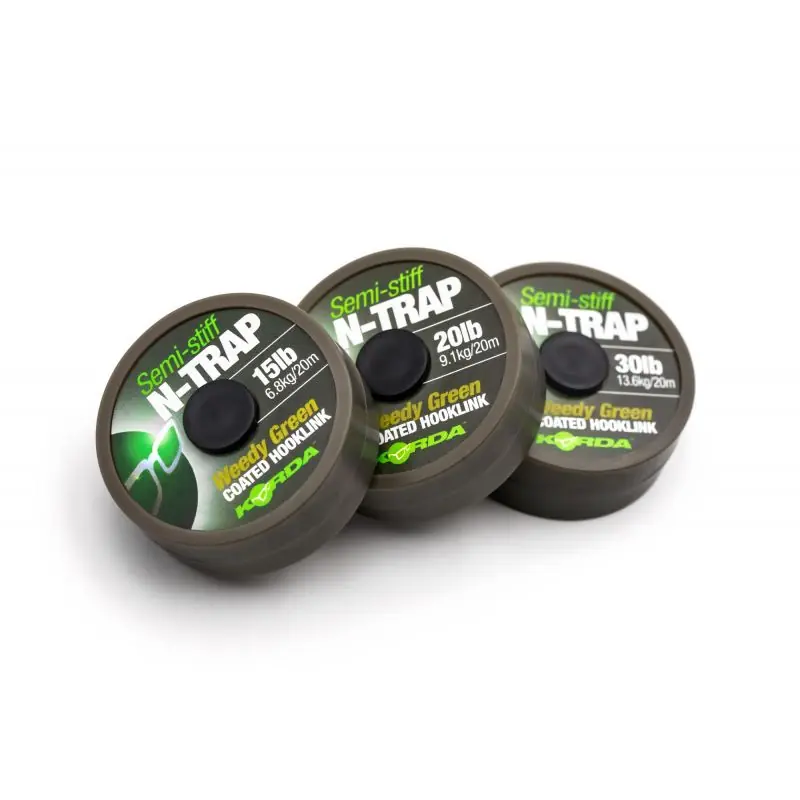 Meilleure Vente Korda N-Trap Semi Stiff 20lb Weedy Green