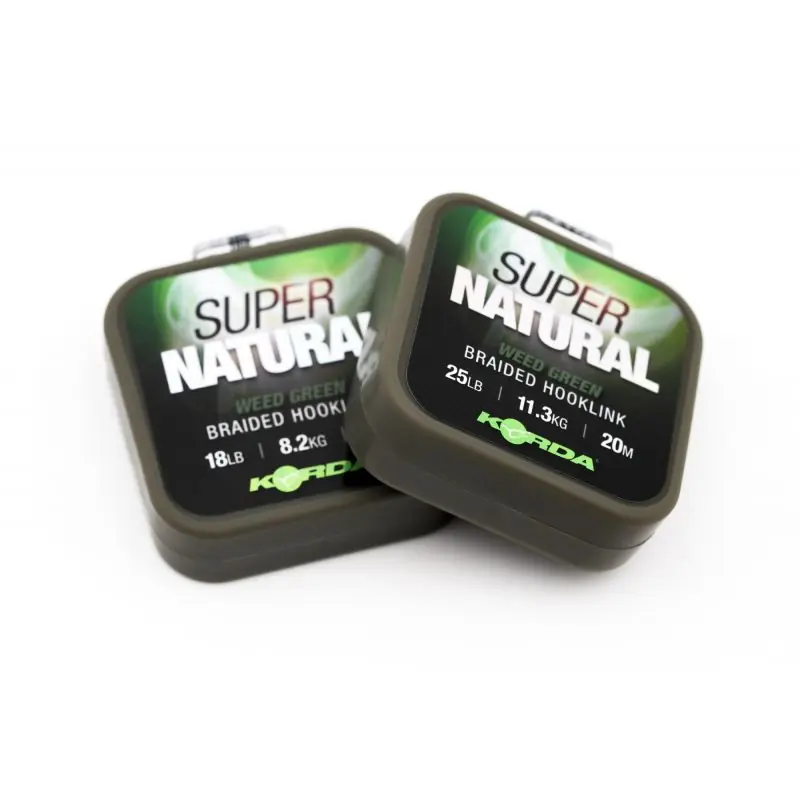 Livraison Express Korda Super Natural Weed Green 18lb 20m
