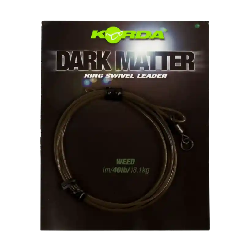 Prix Choc Korda Dark Matter Leader Ring Swivel Weedy Green