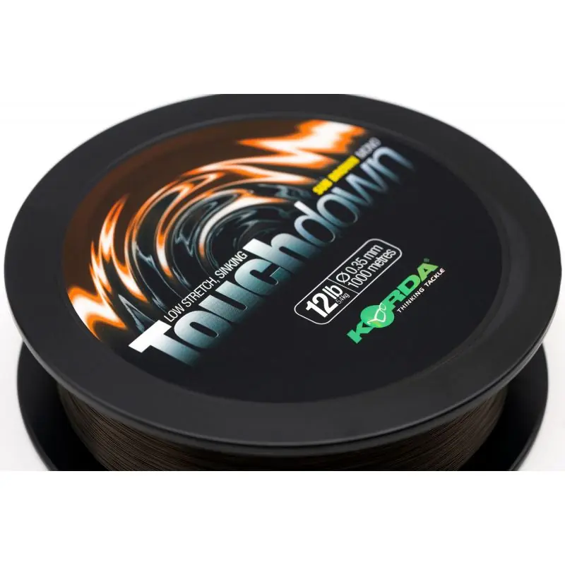 Korda Touchdown 1000m - Brown 20lb 0.43MM 9.1KG Quantité Limitée