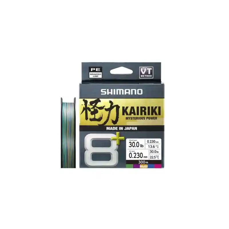 Soldes SHIMANO KAIRIKI 8+ 300M 0.23MM 22.5KG 30LB MULTI