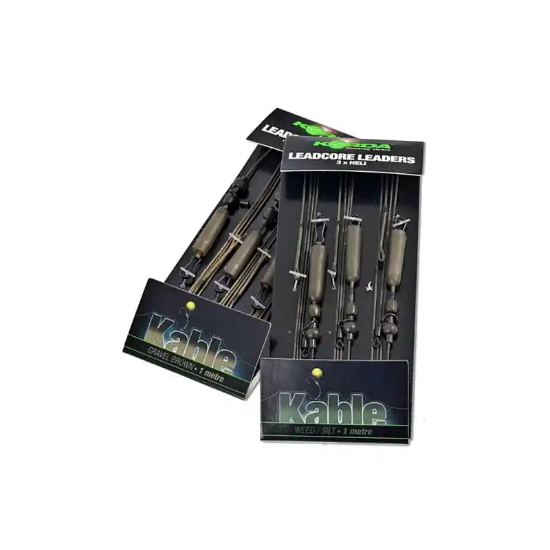Bon Plan Korda Leadcore Leader Heli Gravel 3 x