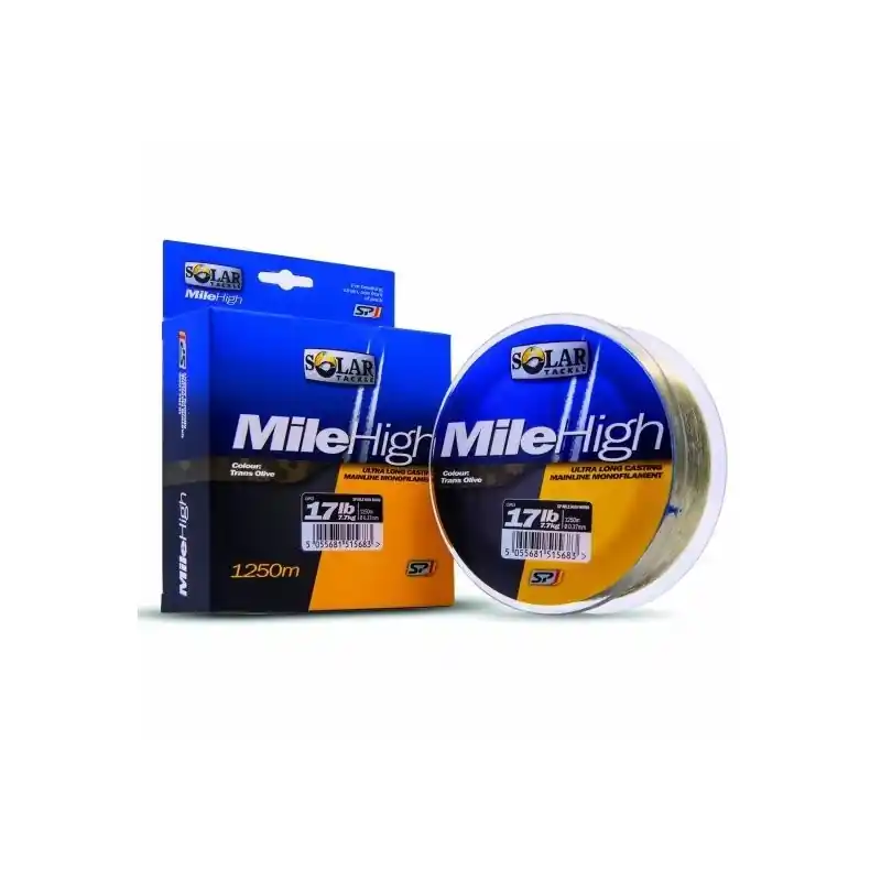 Must-Have SOLAR SP C-TECH MILE HIGH MONO 17 LBS 1250 M 0.37 MM 7.7 KG