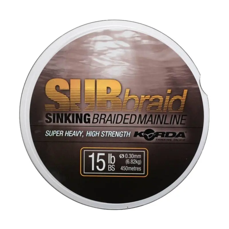KORDA TRESSE SUB BRAID 1200M 15 LBS Expédié Aujourd'hui