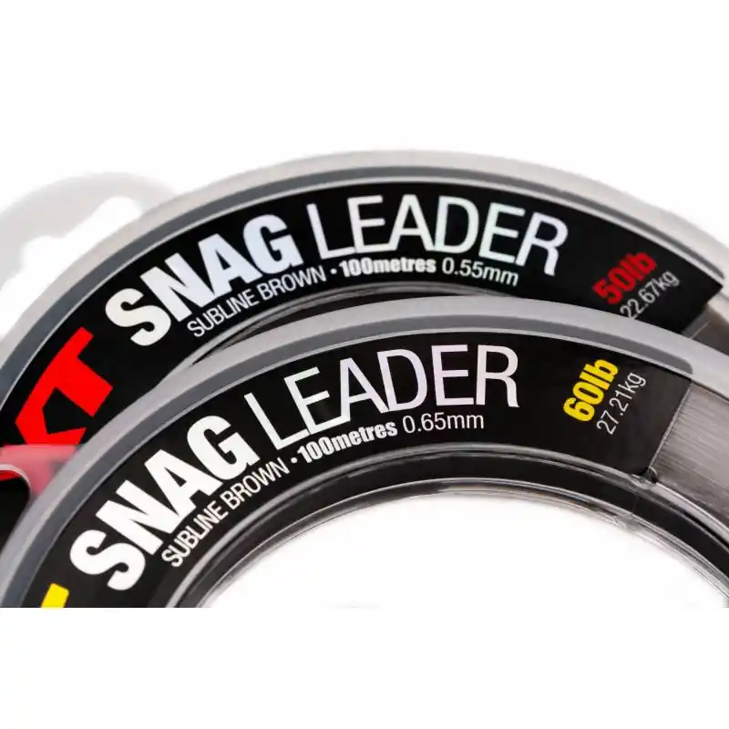Korda - XT Snag Leader 0,60mm 60lb Nylon 100m Offre Exclusive
