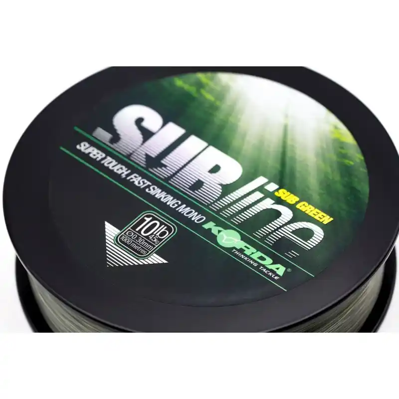 Prix Bas Korda Subline Ultra Tough 1000m - Green 15lb 0.40MM 6.8KG